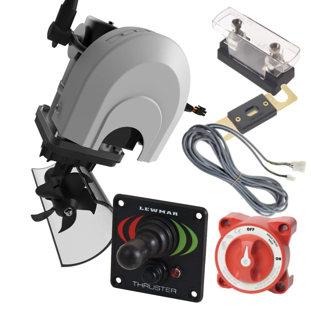 Lewmar 110TT Simple Bow Thruster Kit with Joystick Controller 1.5KW 