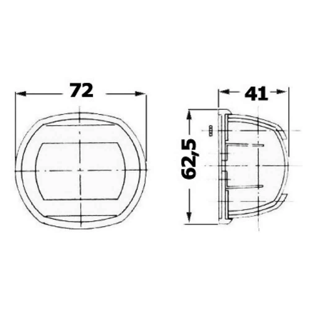 Compact 12 LED Navigation Light