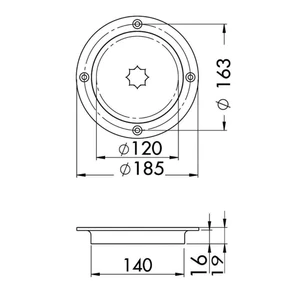 Osculati Stainless Steel Inspection Hatch