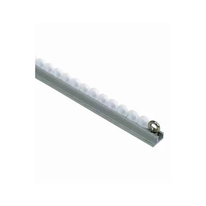 Silent Gliss Curtain Rail - Face Fixing Silver