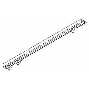 Silent Gliss Curtain Rail - Overhead Fixing Silver
