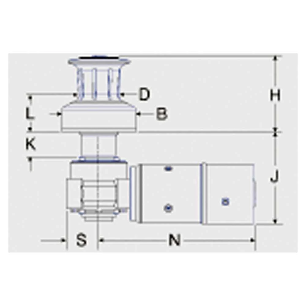 Capstan Winch C1000 E1 12V
