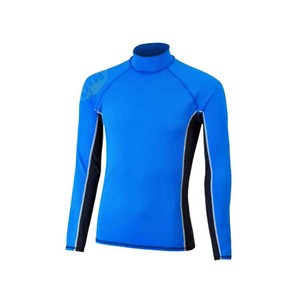 Men’s Pro Rash Vest - Blue - Long Sleeve - Small