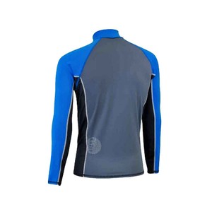 Men’s Pro Rash Vest - Blue - Long Sleeve - Small