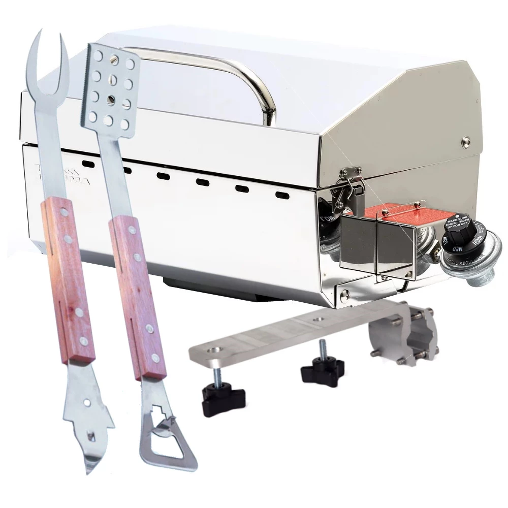 Kuuma Stow N' Go 125 Gas Barbecue with Rail Mount 