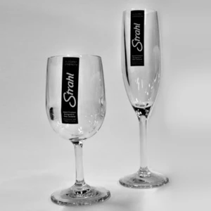 Force 4 Engraved Unbreakable Glass Set of 4 