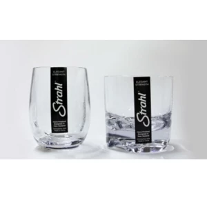 Force 4 Engraved Unbreakable Glass Set of 4 