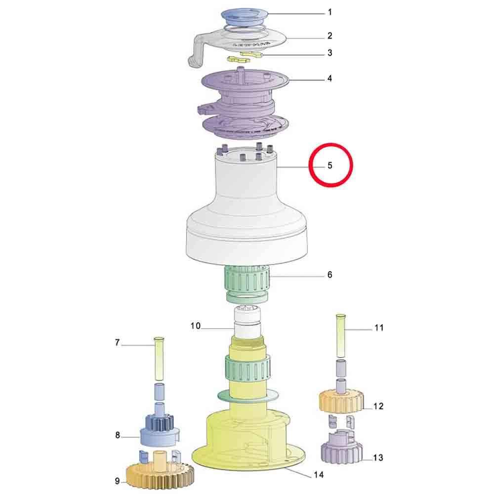 Lewmar EVO 45 Winch Aluminium Replacement Drum - Black 