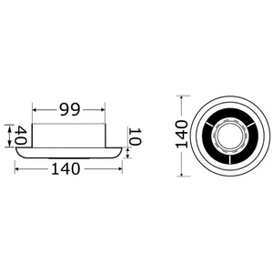 Force 4 Extractor Fan with LED Light 12V