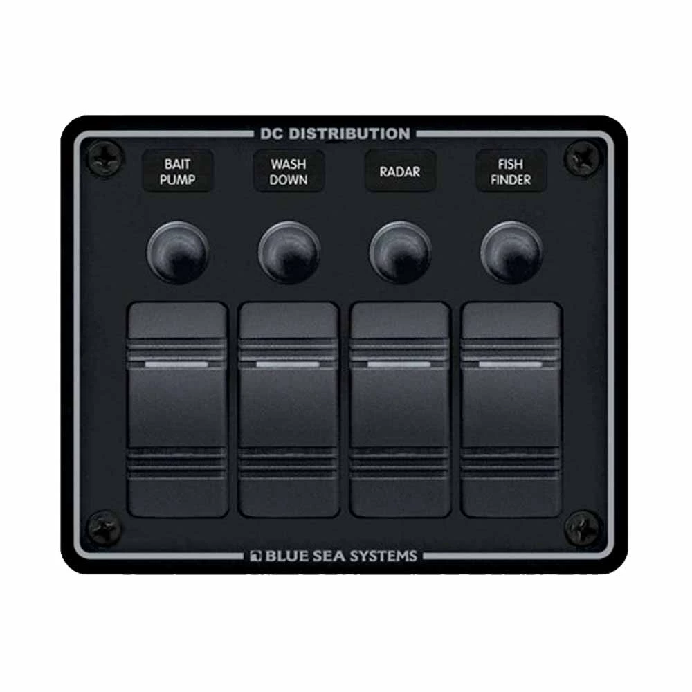 Blue Sea Contura Waterproof Circuit Breaker Panel 