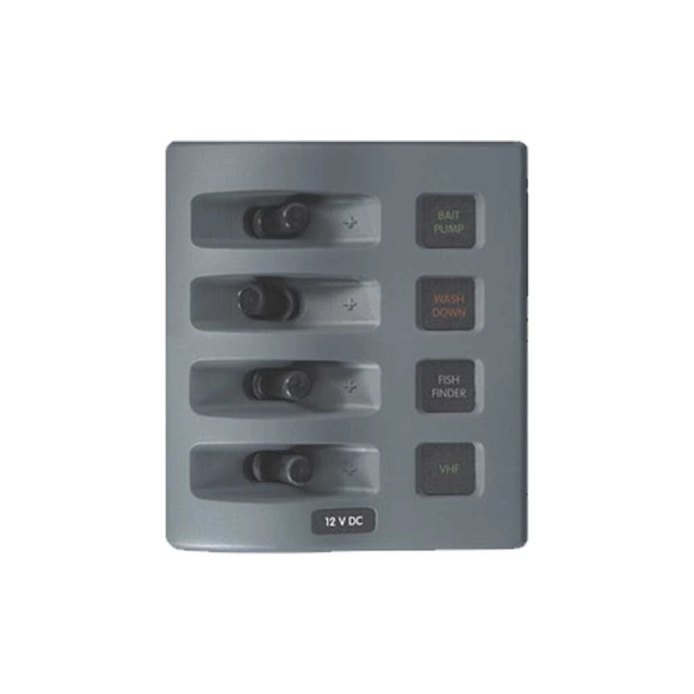 Blue Sea Weatherdeck Switch Panel Grey 