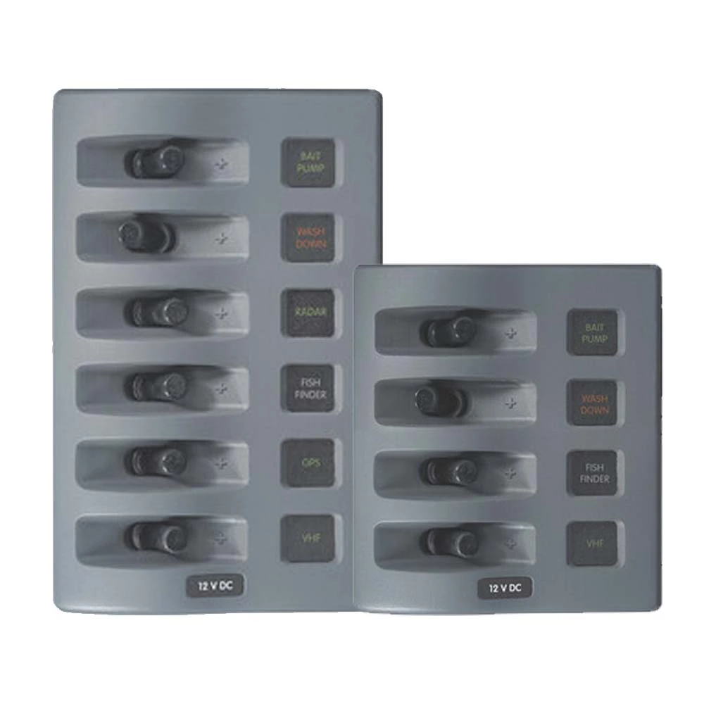 Blue Sea Weatherdeck Switch Panel Grey 