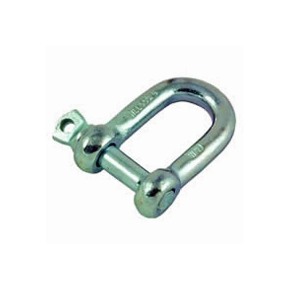 Force 4 Galvanised Steel D Shackle 22mm - 1 Pack 