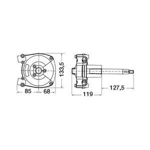 T71FC Rotary Steering Helm 