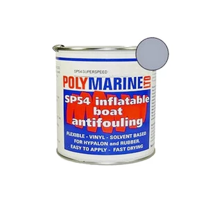 Polymarine Inflatable Hypalon Boat Antifouling - Grey 1Ltr