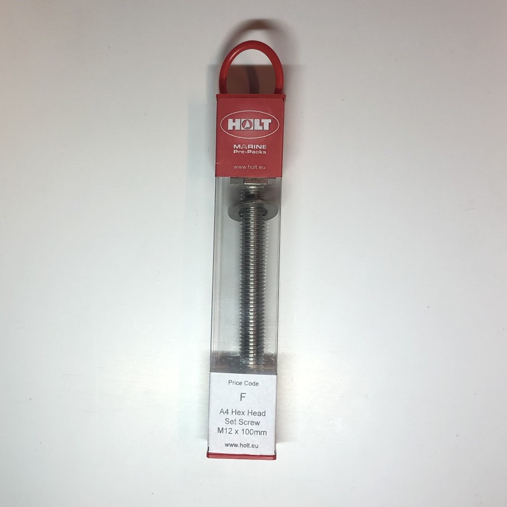 A4 Hex S/Screw M12x100
