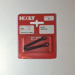 Force 4 Stainless Steel A4 Split Pins 3/16 x 1 1/2