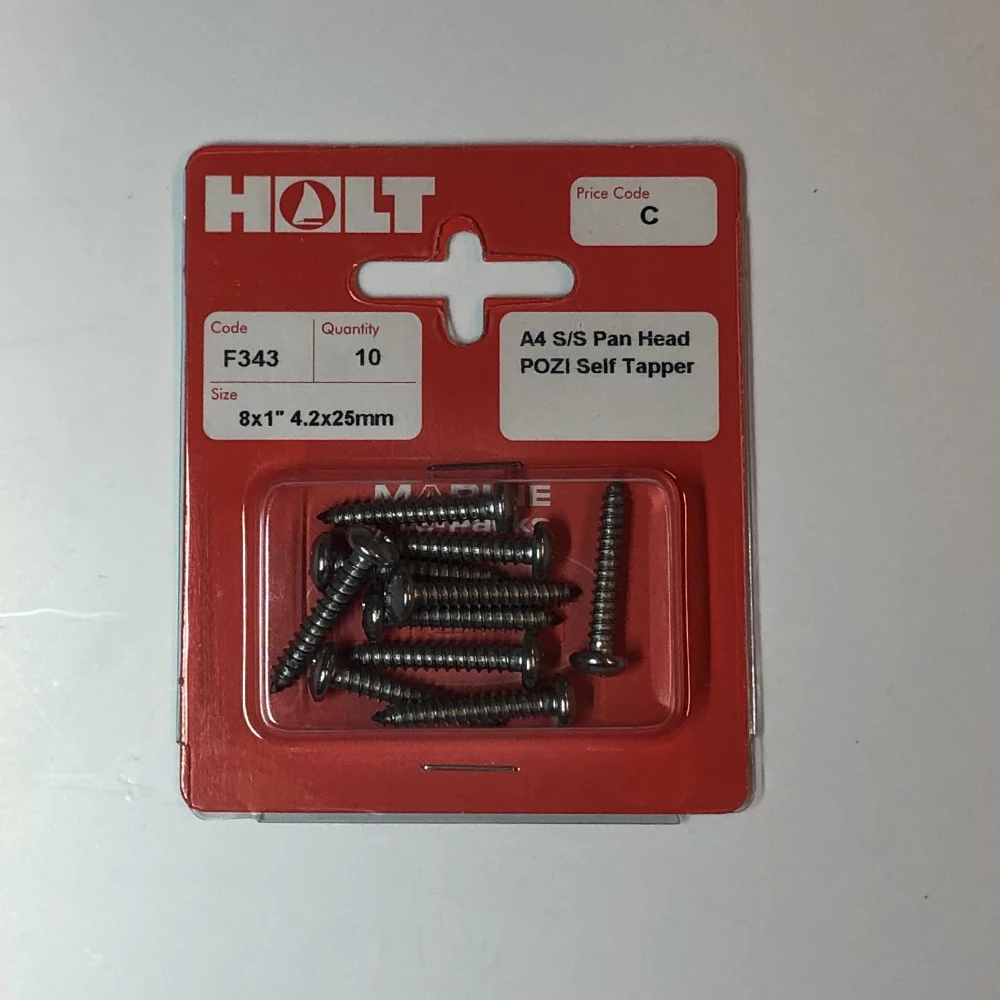 Marine Pre-Packs A4 Pan S/Tap 8x1 POZI