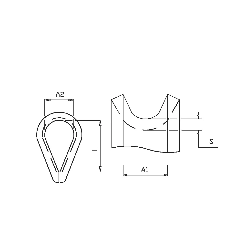 Nylon Thimble 12mm (2pk)