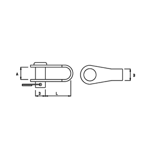Blue Wave 6mm Link Shackle 