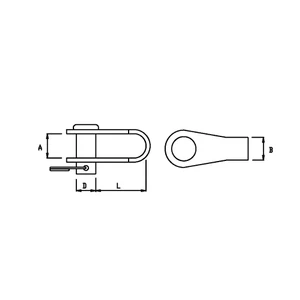 Blue Wave 8mm Link Shackle