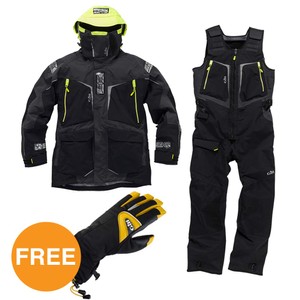 OS1 Graphite Suit & Helmsman Gloves