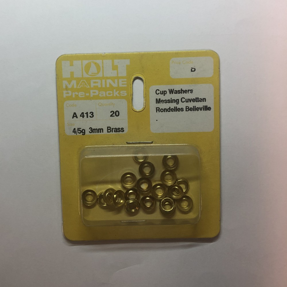 Brass Cup Washers 4/5g