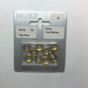 Brass Cup Washers 7/8g 