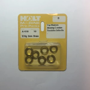 Holt Brass Cup Washers 9/10g