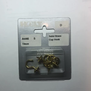 Holt 19mm Solid Brass Hook
