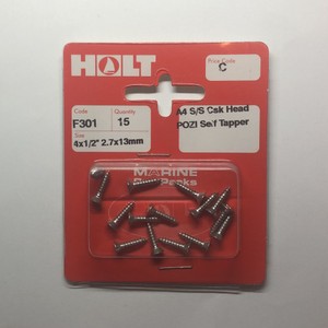 A4 CSK S/Tap 4x1/2 POZI