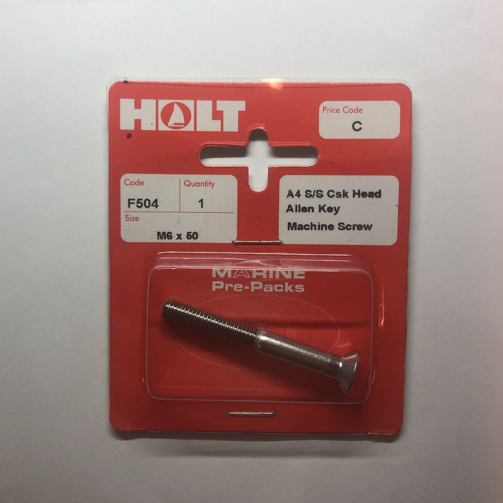 A4 AllenKey M/Screw M6x50