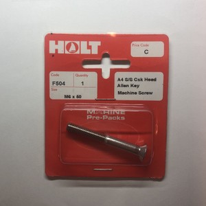 A4 AllenKey M/Screw M6x50