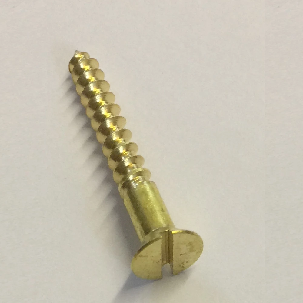 Marine Pre-Packs Brass CSK. W.Screw 6x1