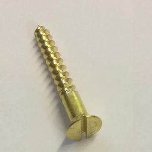 Marine Pre-Packs Brass CSK. W.Screw 6x1