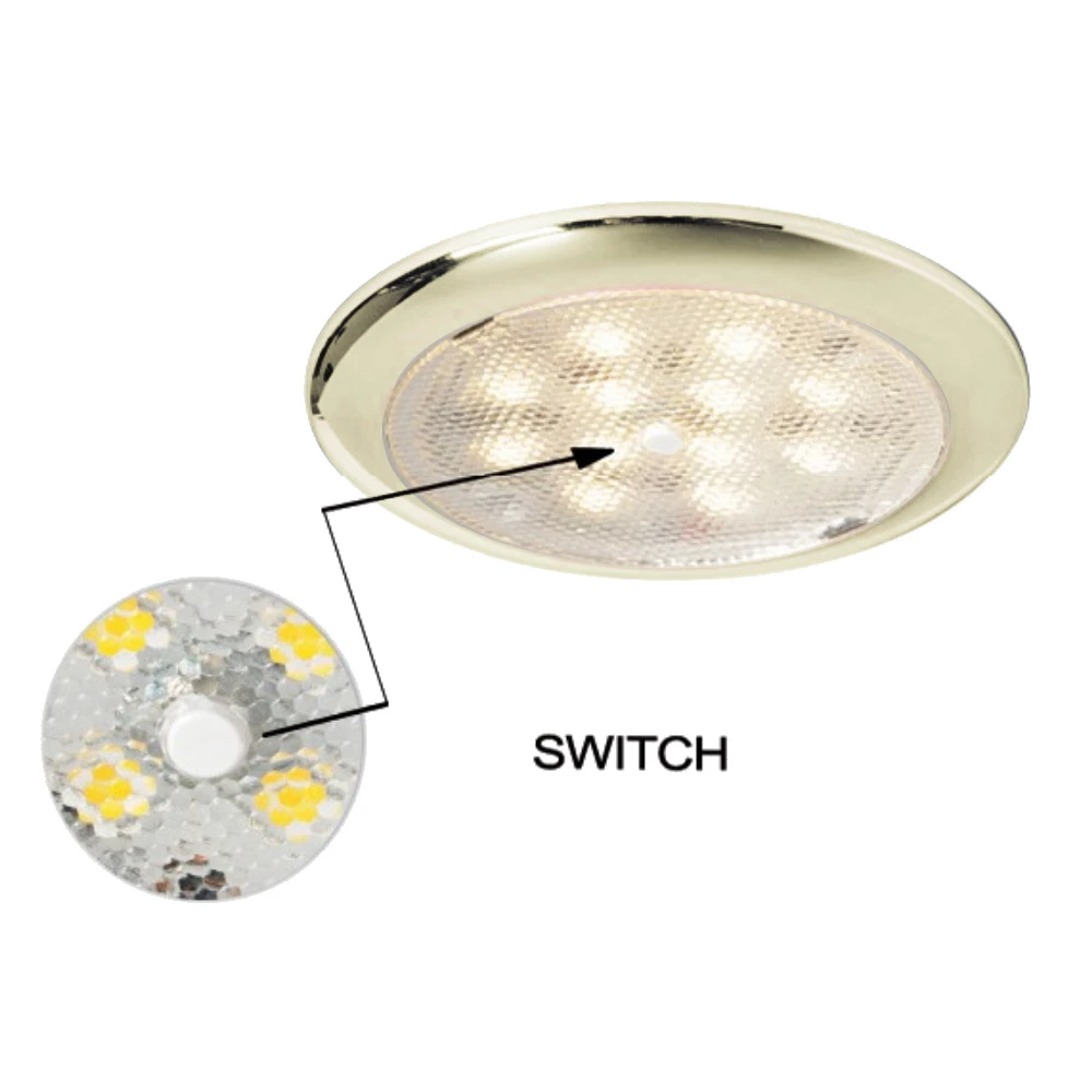 Stainless Steel Flush Mount LED Ceiling Light