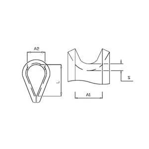 Blue Wave Stainless Steel Thimbles 