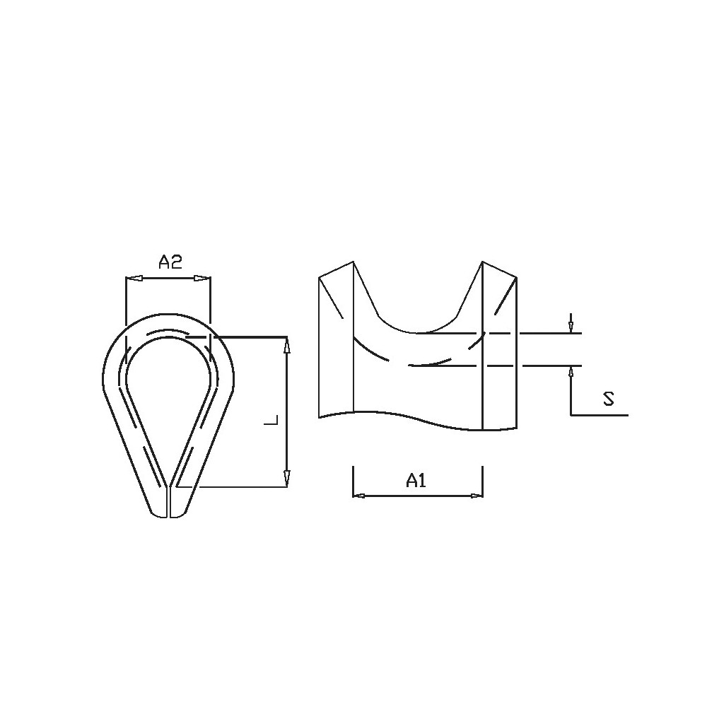 Nylon Thimble 14mm (2pk) 