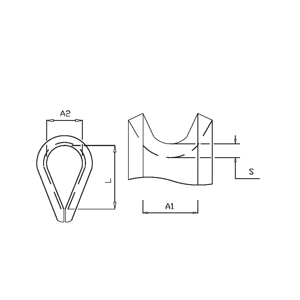 Nylon Thimble 16mm (2pk) 