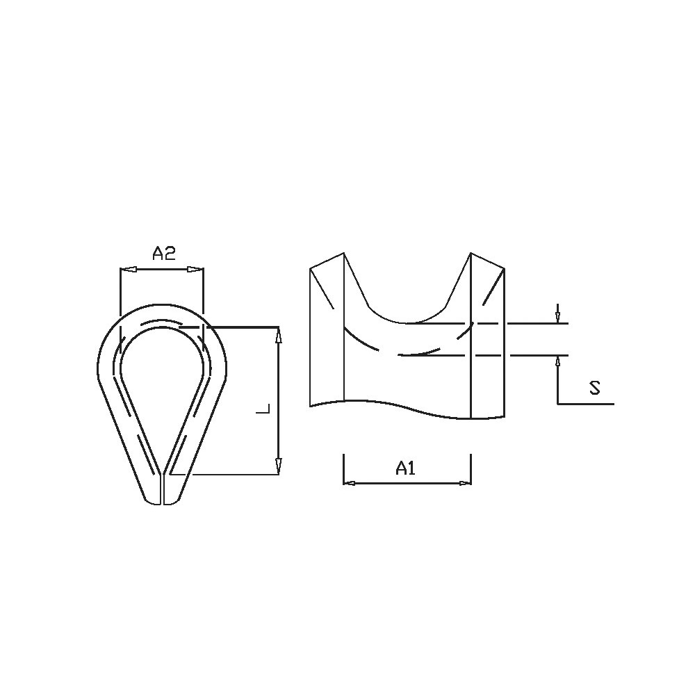 Nylon Thimble 18mm (1pk) 