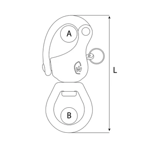 Wichard HR Snap Shackle Large Bail 