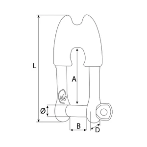 Wichard Thimble Shackle 10mm 