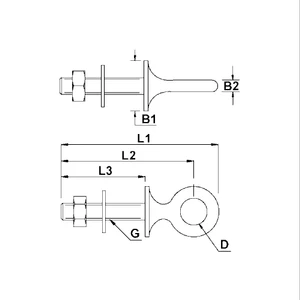 Blue Wave Stainless Steel Eye Bolt 
