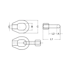 Force 4 M8 Double Guardrail Eye