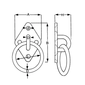 Force 4 5mm Stainless Steel Diamond Ring Plate 