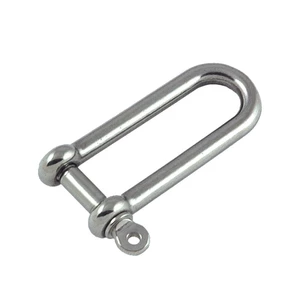 Force 4 Stainless Steel Long D Shackle - 1 Pack