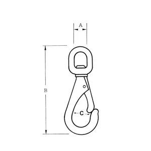 Kong Swivel Eye Boat Snaps Bronze