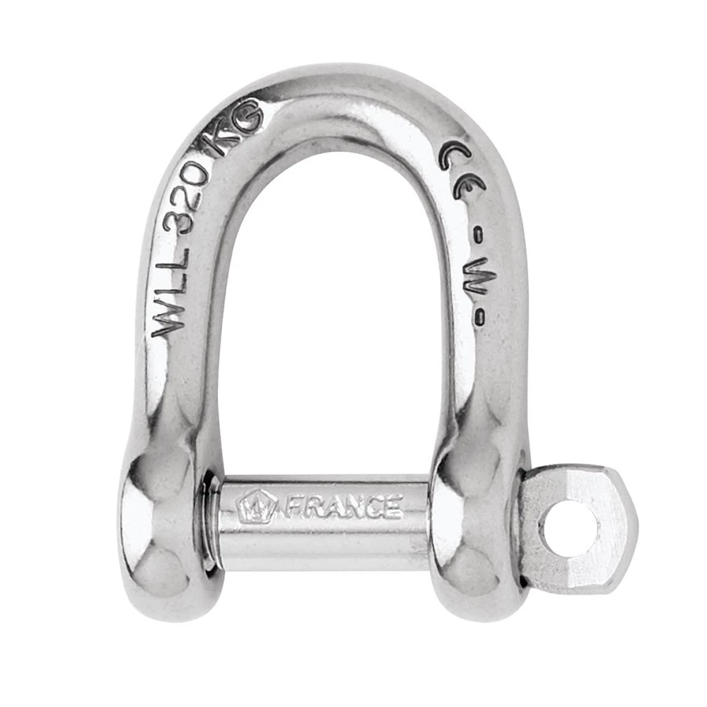 Wichard D M10 Stainless Steel Self-Locking Shackle