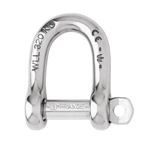 Wichard D M10 Stainless Steel Self-Locking Shackle