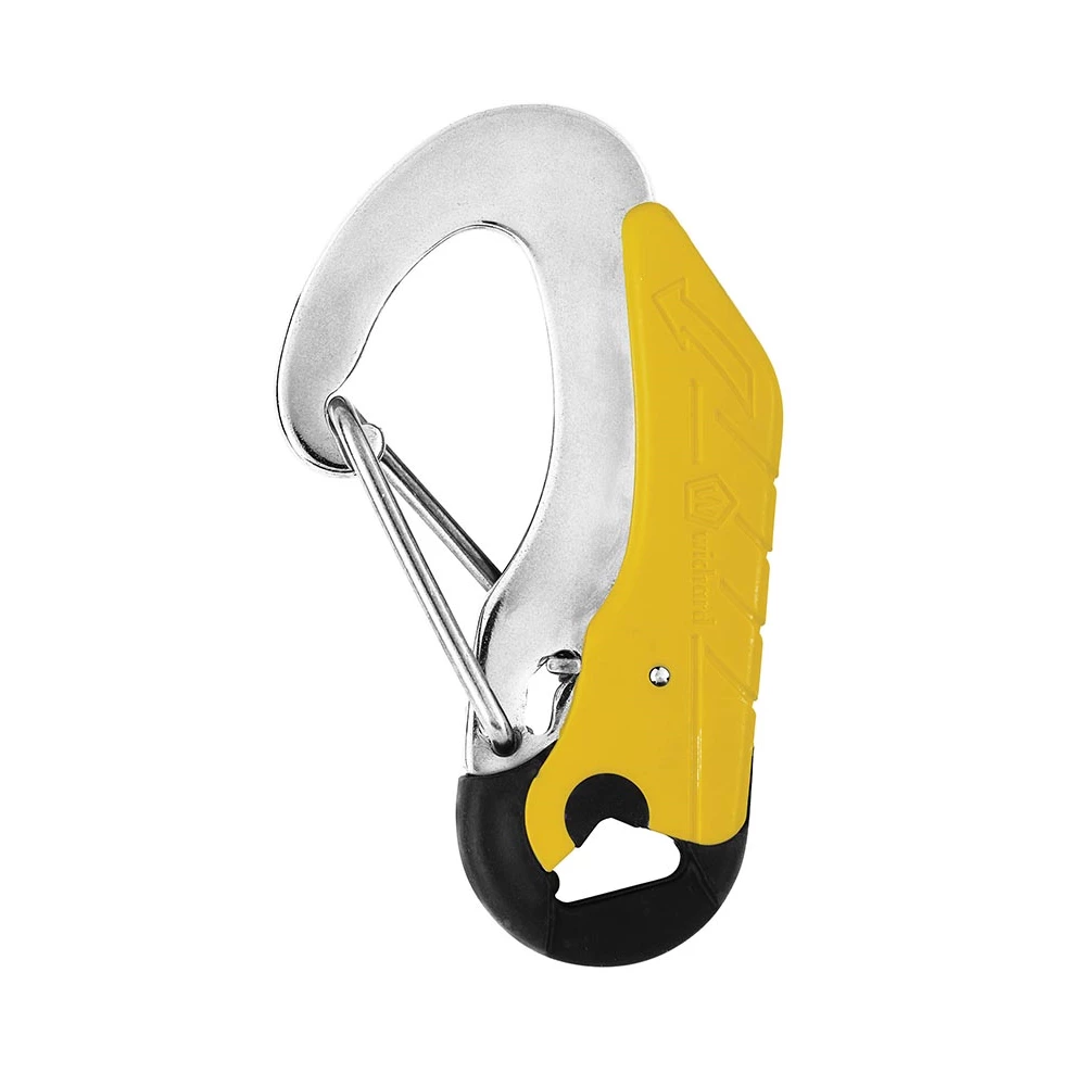 Double Safety Hook 115mm Yellow